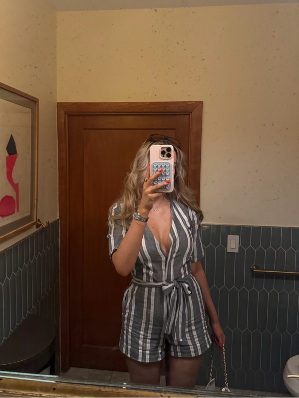 Banana republic linen romper